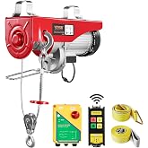 VEVOR 2200lbs Electric Hoist with Wireless Remote Control,110v Electric Hoist with Remote Control, 40ft/20ft Lifting Height &amp; Motor, for Garage Warehouse Factory