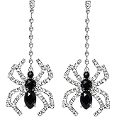 Halloween Earrings for Women Spider Earrings Halloween Jewelry Gifts | Lightweight Spider Earrings Can be Easily Paired with Halloween Cosplay or Any Halloween Outfit