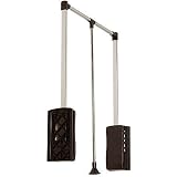 So-Tech Barre De Vestiaire Extensible Pliable 450-1150 Mm – Blanc, Acier Chromé, Charge 8 Kg – Organisation Placard