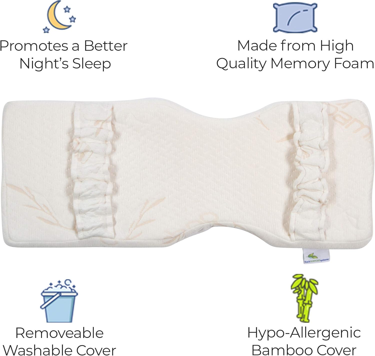 Back Support Systems Knee-T Leg Pillow Patented - Medical Grade High Density Foam Knee Pillow for Sleeping, Back Pain Relief, Hip and Sciatica Pain, Side Sleepers: Home & Kitchen