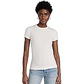 L'AGENCE Women's Ressi Crew Neck Tee