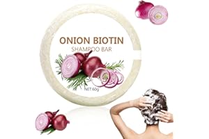 Onion Biotin Shampoo Bar - Onion Rosemary Shampoo Bar for Hair Growth, Onions Rosemary Soap for Reduce Hair Loss and Breakage