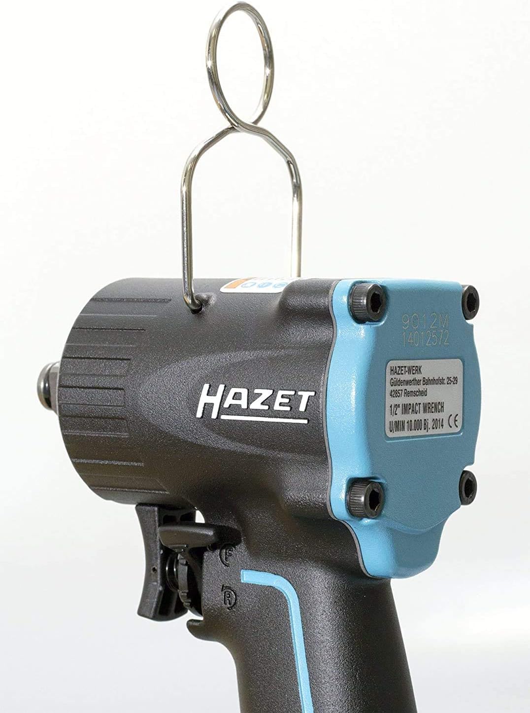 HAZET Pneumatic Impact Wrench 9012M I Max. loosening Torque 1100 Nm, Square 12.5 mm (1/2 inch) I Low-Vibration - Image 4
