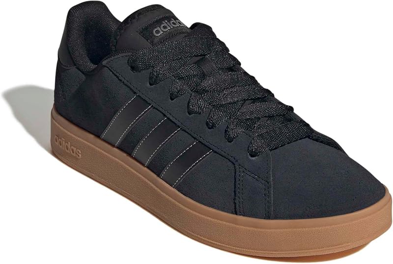Hombre Grand Court Base 00S Shoes, Core Black/Core Black/Grey Two, 45 1/3 EU