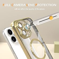 IAIYOXI Magnetic Clear Case for iPhone 16e with