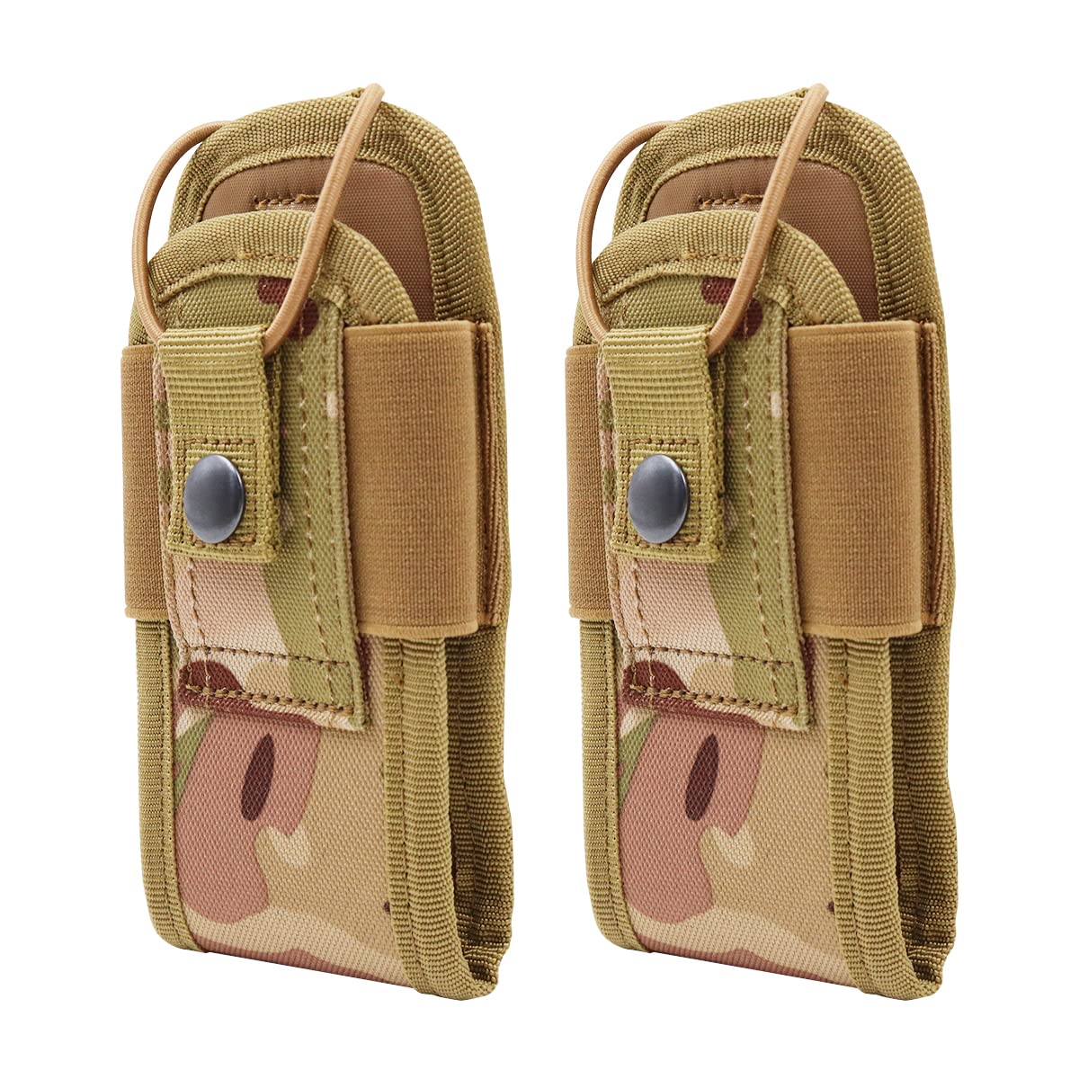 WANGCL 2PCS Walkie Talkie Holder Walkie Talkie Holster Multi-Function Pouch Case for Police Fireman Security Officer Hunting Hiking Outdoor Activity