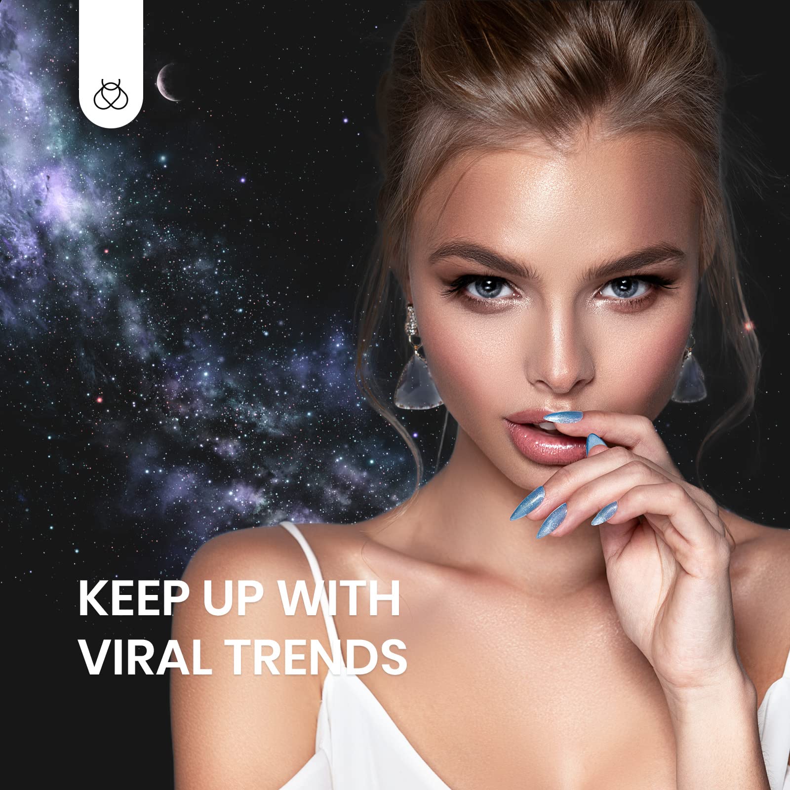 Beetles 6 Colors Holographic Glitter Cat Eye Spring Gel Nail Polish Kit with Magnet Romantic Galaxy Series Soak Off Uv Led Gel Nail Polish Set Home Diy Manicure Nail Salon Varnish Nail Art - Image 3