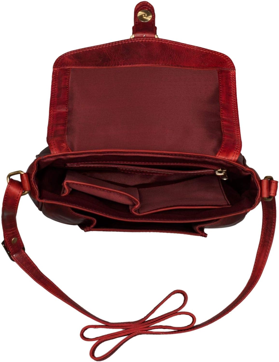 STILORD "Violeta Elegant Leather Handbag Ladies Small Vintage Shoulder bag for Going Out Classic Evening Bag Tote Genuine Leahter Colour:kara - Image 5