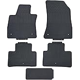 Fits 2019-2025 Infiniti QX50 / 2022-2026 QX55 Floor Mats Front & 2nd Row Seat Liner Set Custom Fit All-Weather Full Set Liners, Black (All Models)