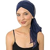 CAPLORD Head Scarf for Women Skull Cap Chemo Patients Headwear Cancer Hair Loss Scarf Headwrap Cover Hat Turban Covering Wrap