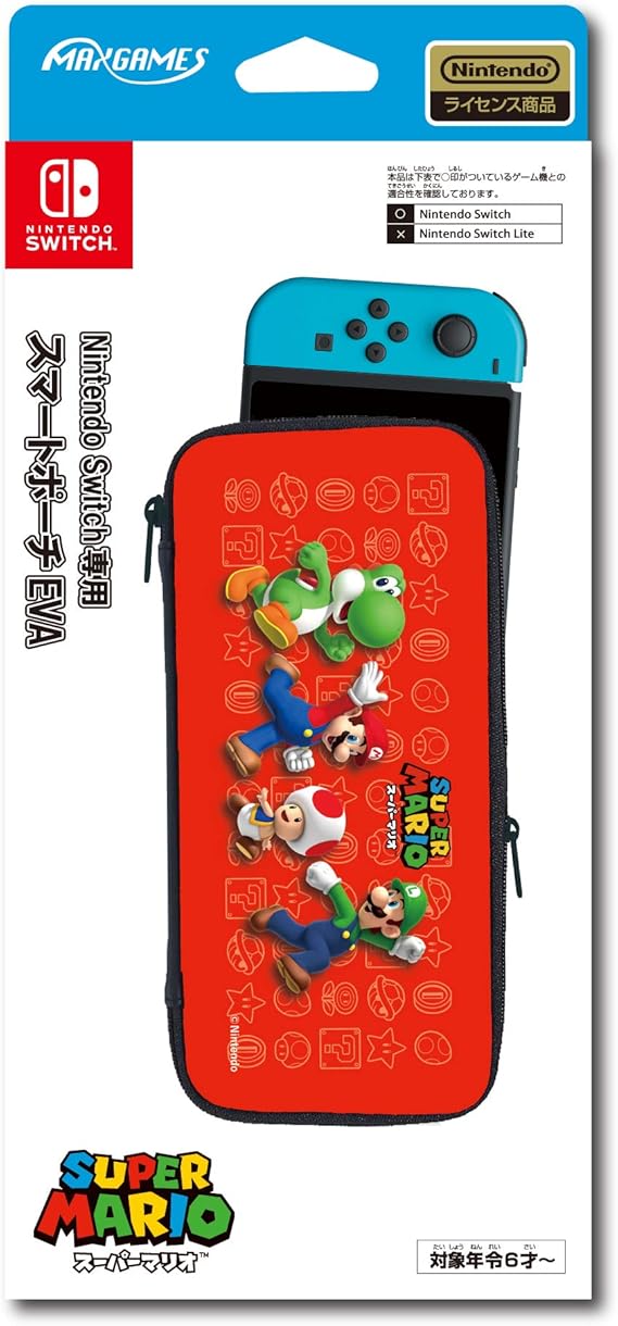 Amazon 任天堂ライセンス商品 Nintendo Switch専用スマートポーチevaスーパーマリオ ゲーム