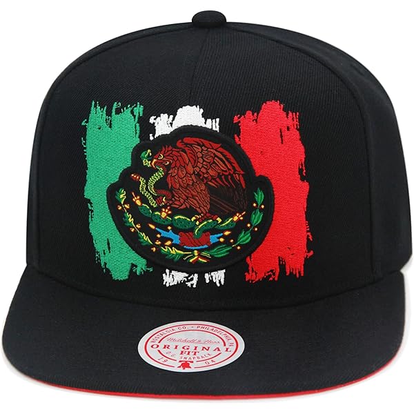 Mitchell & Ness Branded Cropped Eagle Snapback Hat Adjustable Cap