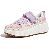 LUCKY STEP Kid's Glitter Running Sneaker Sparkly Braided Shiny Bling Princess Shoes School Athletic Walking Shoes for Children/Boys/Girls