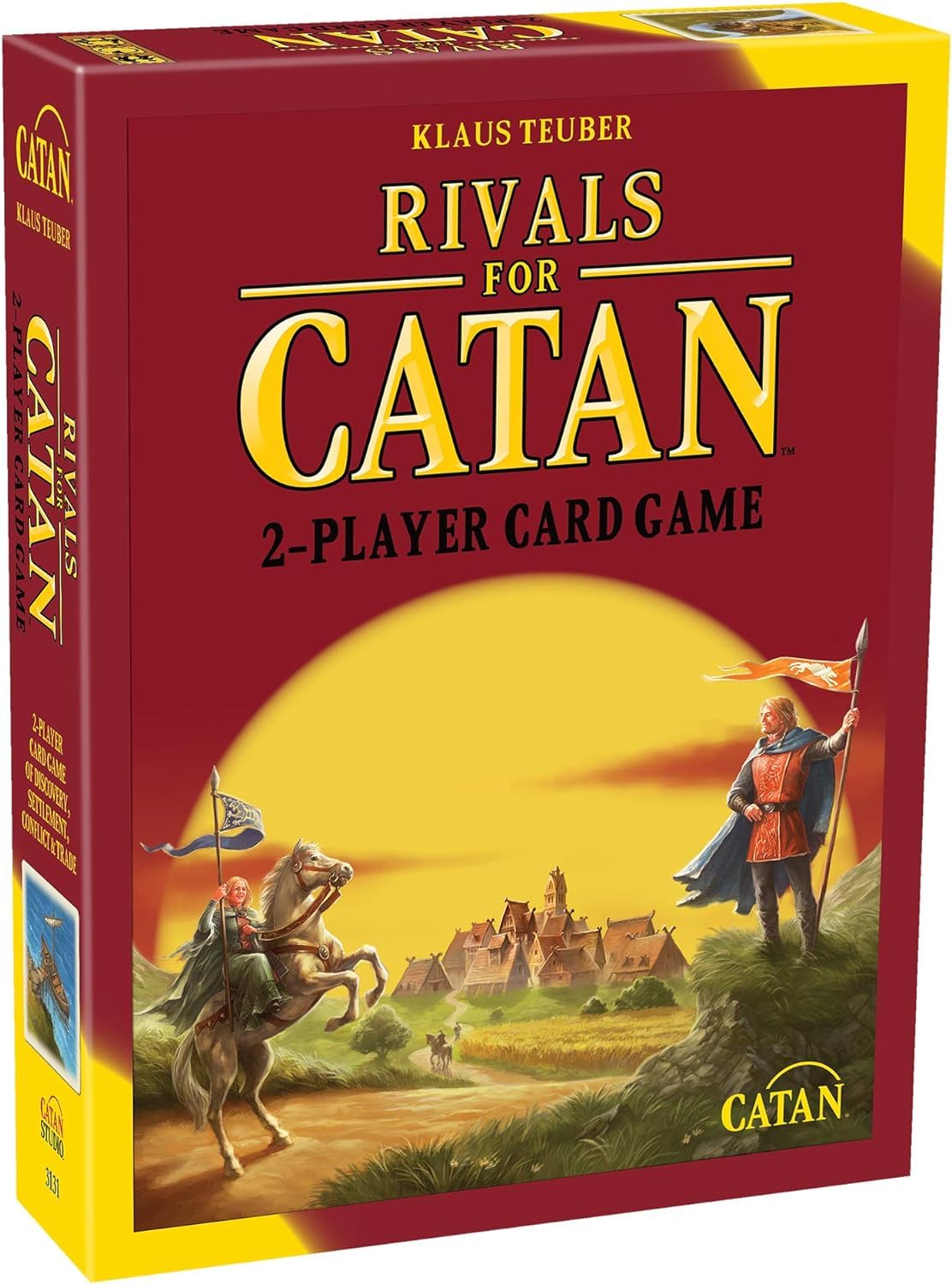 CATAN UNBOX Now | The Rivals Board Game | Ages 10+ | 2 Players | 45-120 Minutes Playing Time,Gold