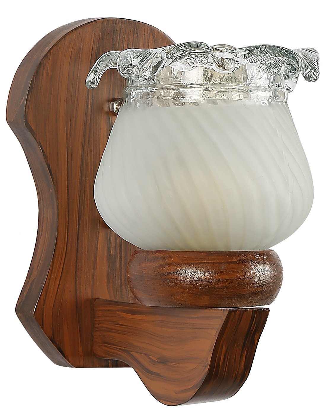 Somil Sconce Wall Lamp with Wooden Fitting and Decorative ...
