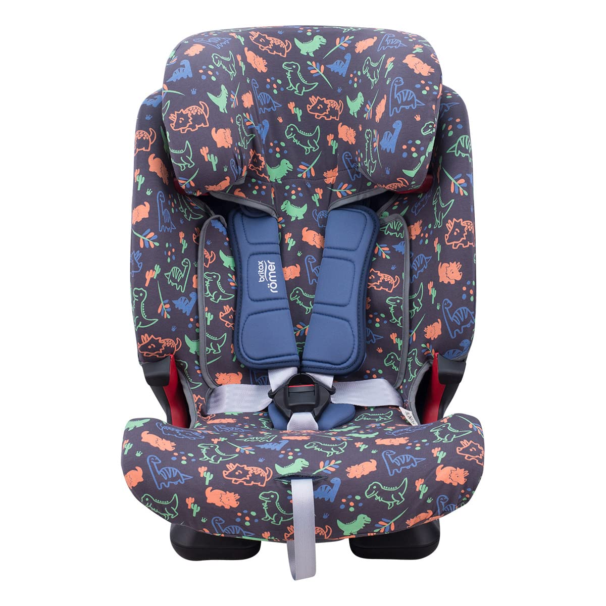 JYOKO KIDS Cover Compatible with Romer Advansafix IV M (Happy Dino)