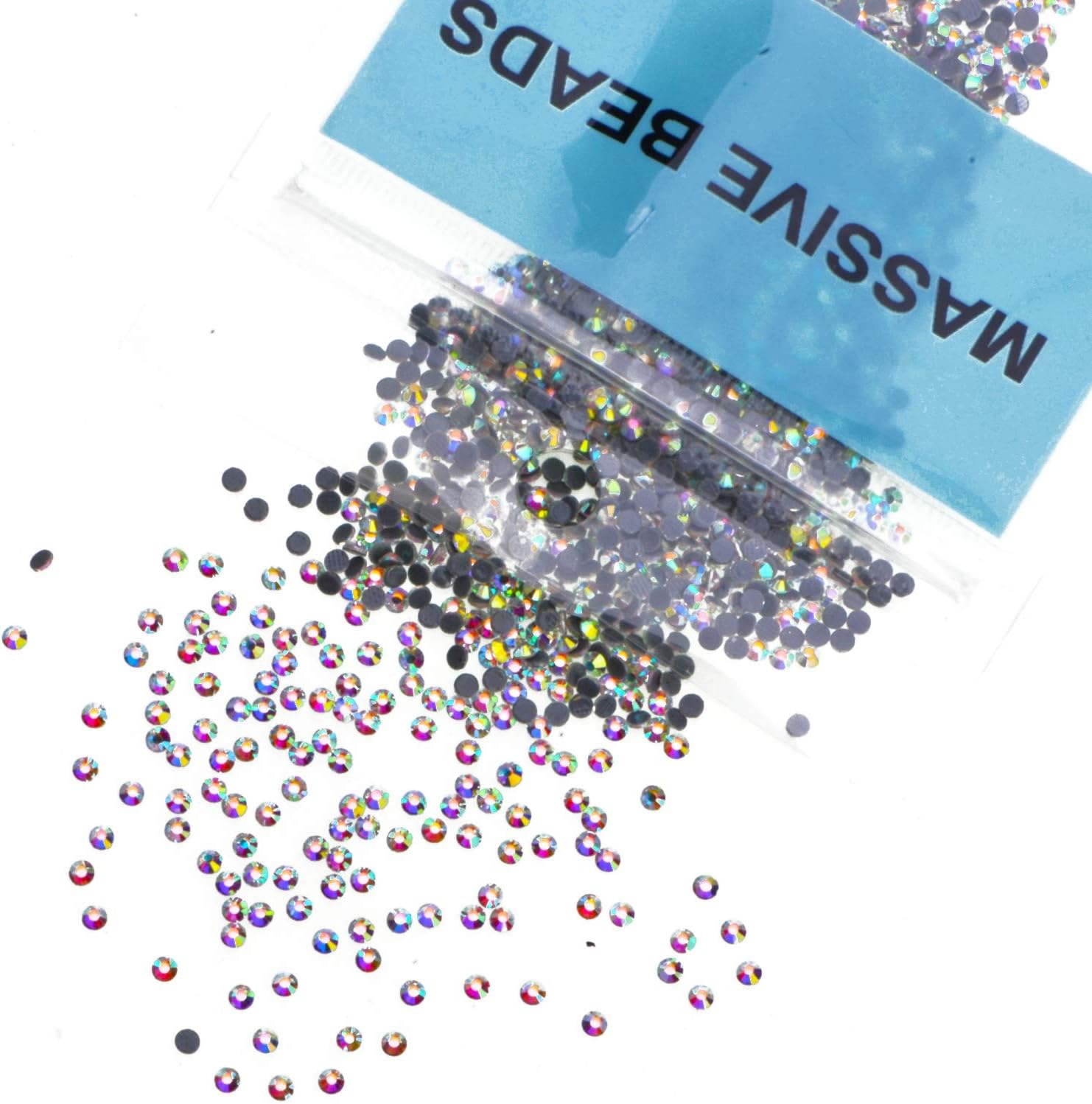 1440pcs Hotfix Quality Crystal Rhinestones Flatback Nail Art Pick Color (Crystal AB, 4ss)