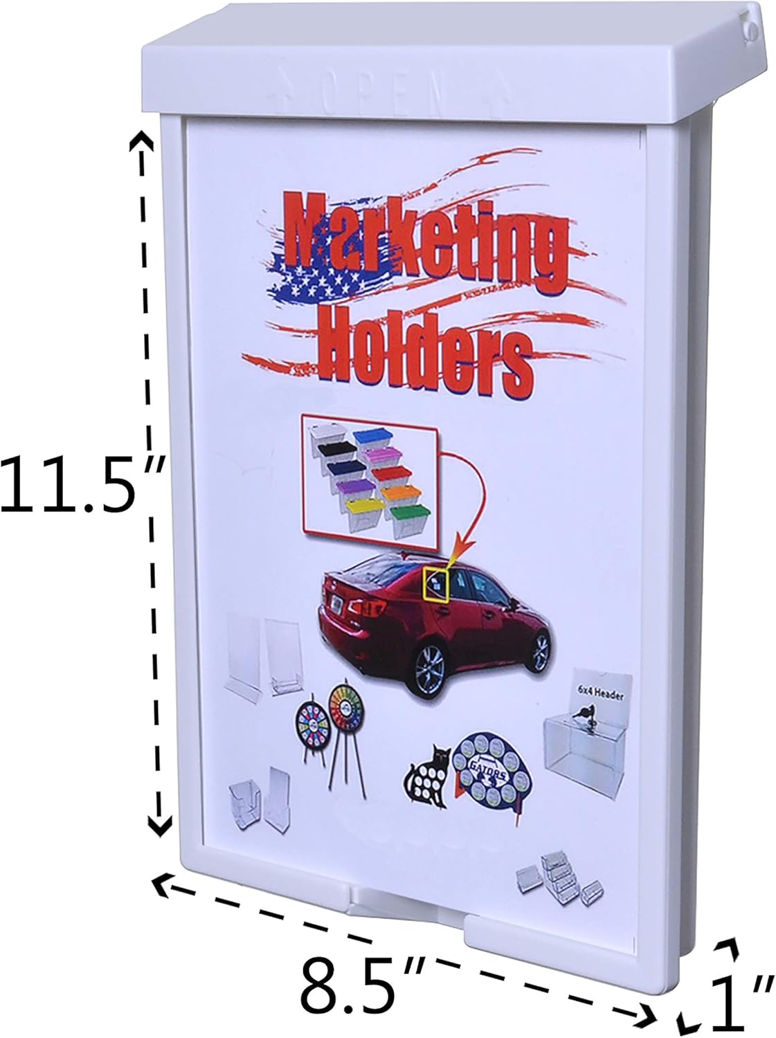 outdoor brochure holders on Marketing Holders Outdoor Brochure Holder Literature Brochure Holder With Business Card Holder Black 8 5w X 11h Office Supplies Desk Accessories Workspace Organizers Ilsr Org