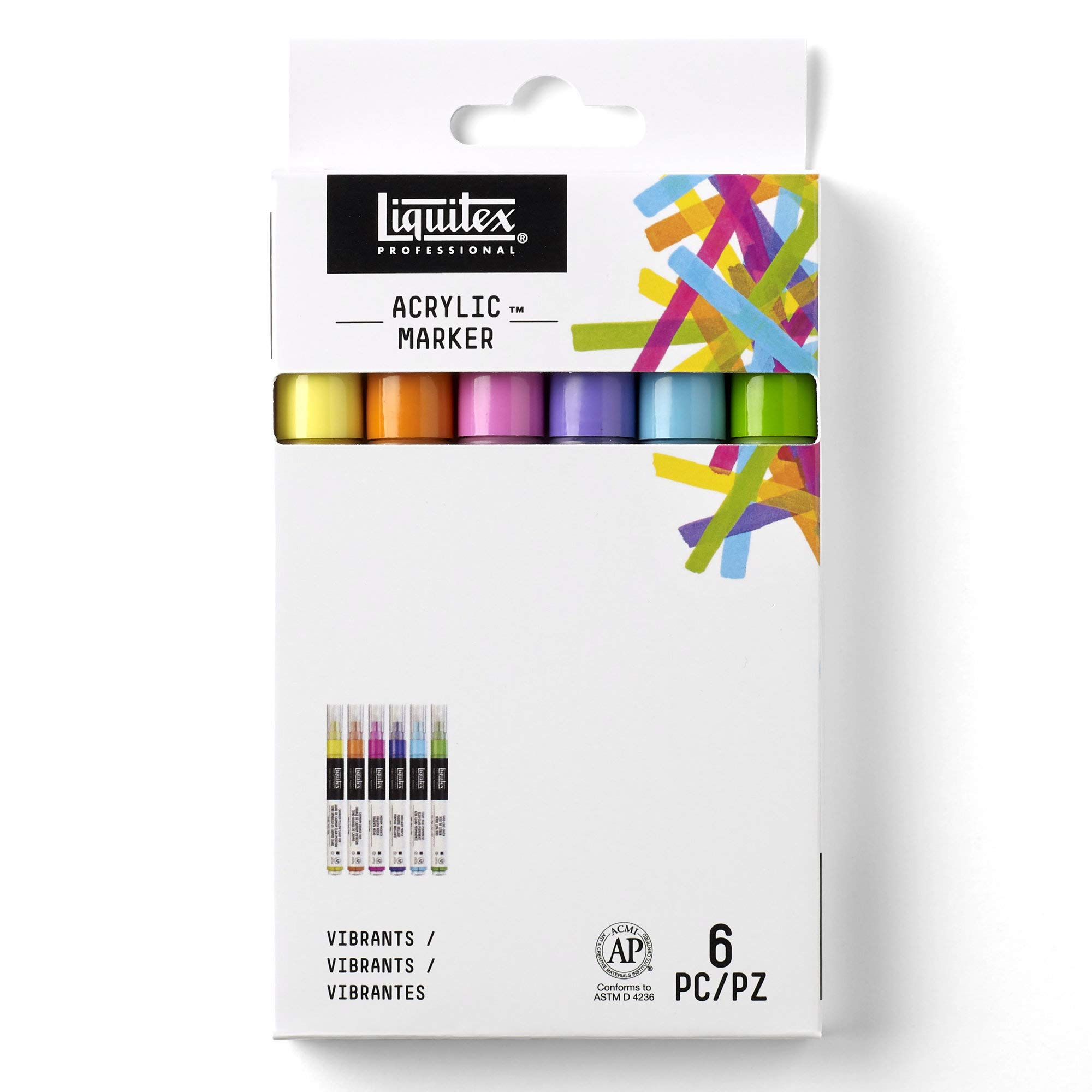 Liquitex Color, Acrylic, Fine-Vibrant Tones, 6 stück (1er Pack)