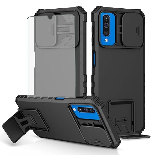 Asuwish Phone Case for Samsung Galaxy A50 A50S A30S with Tempered