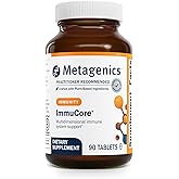 Metagenics ImmuCore - Immune Support with Vitamins C & D3, Zinc, Selenium & Mushroom Extracts* - Antioxidant & Respiratory Support* - Non‑GMO, Gluten‑Free - 90 Tablets