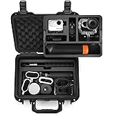 Lekufee Portable Waterproof Hard Case for Insta360 GO 3S / Insta360 GO 3 Camera and Accessories(Case Only)