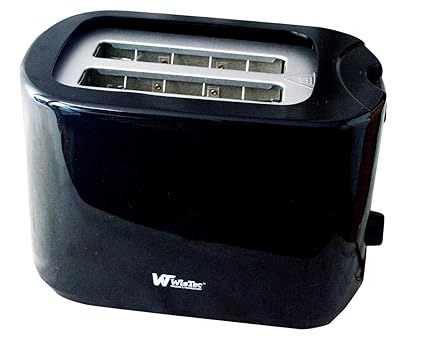 WisTec WT-6012 2-Slice 750-Watt Pop-Up Toaster (Black)