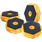 POWERTEC Bench Dog Puck - Protect Workpiece from Scratches, Ideal for Sanding, Routing, Finishing &amp; Painting - 4PCs (72216)