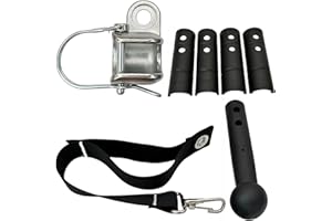 SUMERIANS TARTUF Bike Trailer Hitch and Replacement Ball Head for Thule Chariot Child Trailers Could Convert Other Hitch System to Ball Cup System (Ball Cup Strap Kit)