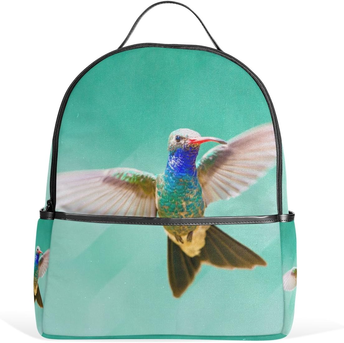 JSTEL Kids Backpack Children's Day Gift Hummingbird Mexico Flowers School Backpacks for Boys Girls Bookbags Travel Laptop Bags