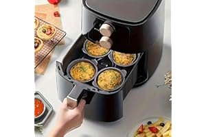 3Pack Air Fryer Baking Ramekins, Silicone Mould Cups, Easy Release Nonstick Bakeware, Ramekins for Air Fryer, Air Fryer Egg M