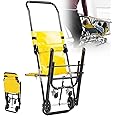 YANDDEA Folding EMS Stair Chair,Medical Transport Evac Wheelchair,Lift Stair Chair with Quick Release Buckles for Ambulance Firefighter Evacuation