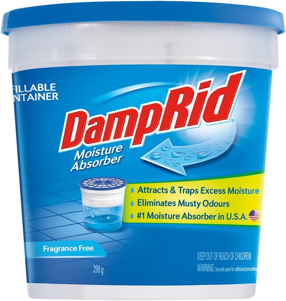 DAMP RID Small Moisture Absorber/Damp Trap Tub - Fragrance Free (298g)