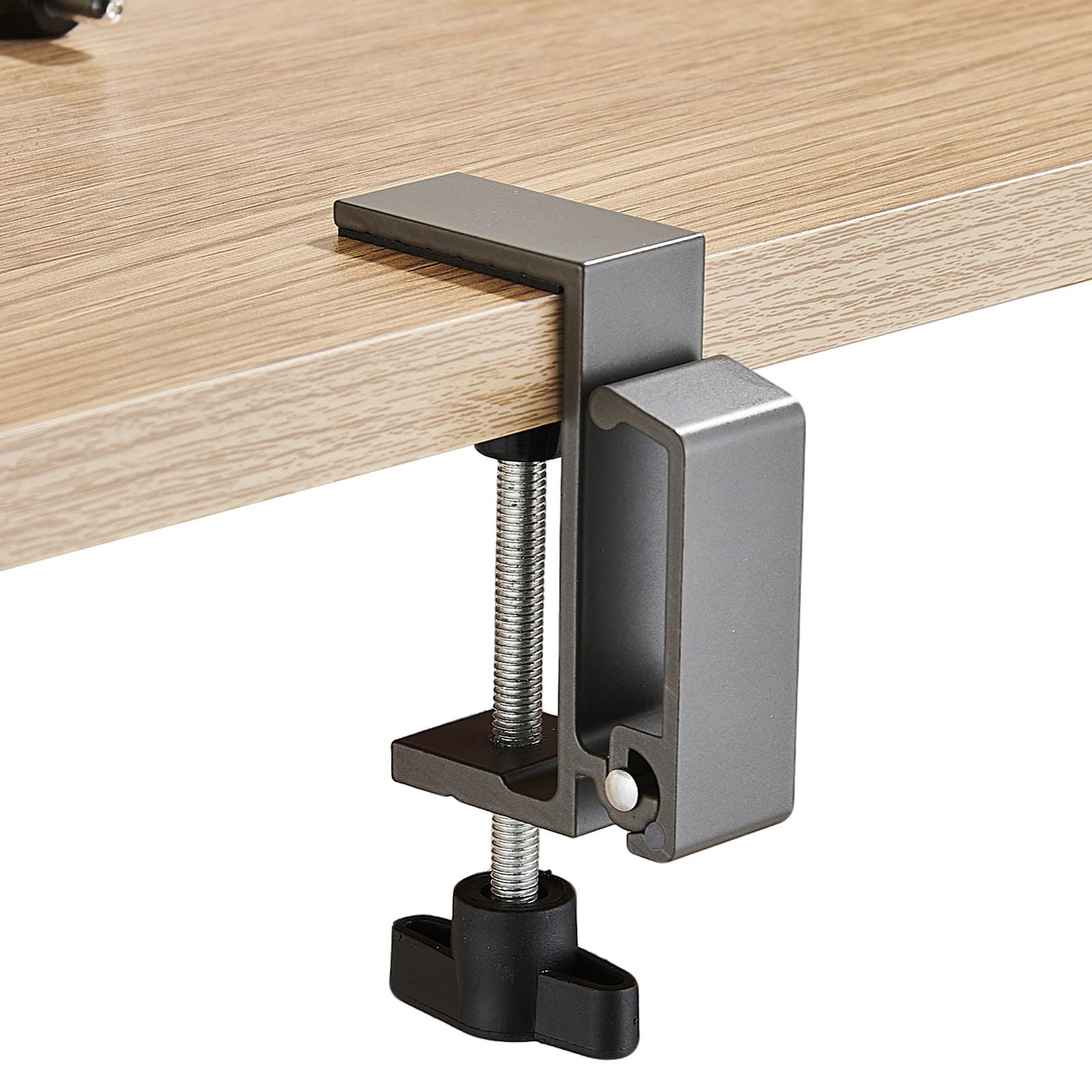 JAKO Headphone Stand for Desk, Aluminum Alloy Foldable Headphone Holder - Headset Stand Hook Mount, PC Gaming Headset Holder Under Desk Clamp for Office, Computer, Student Class Table, Handmade Table
