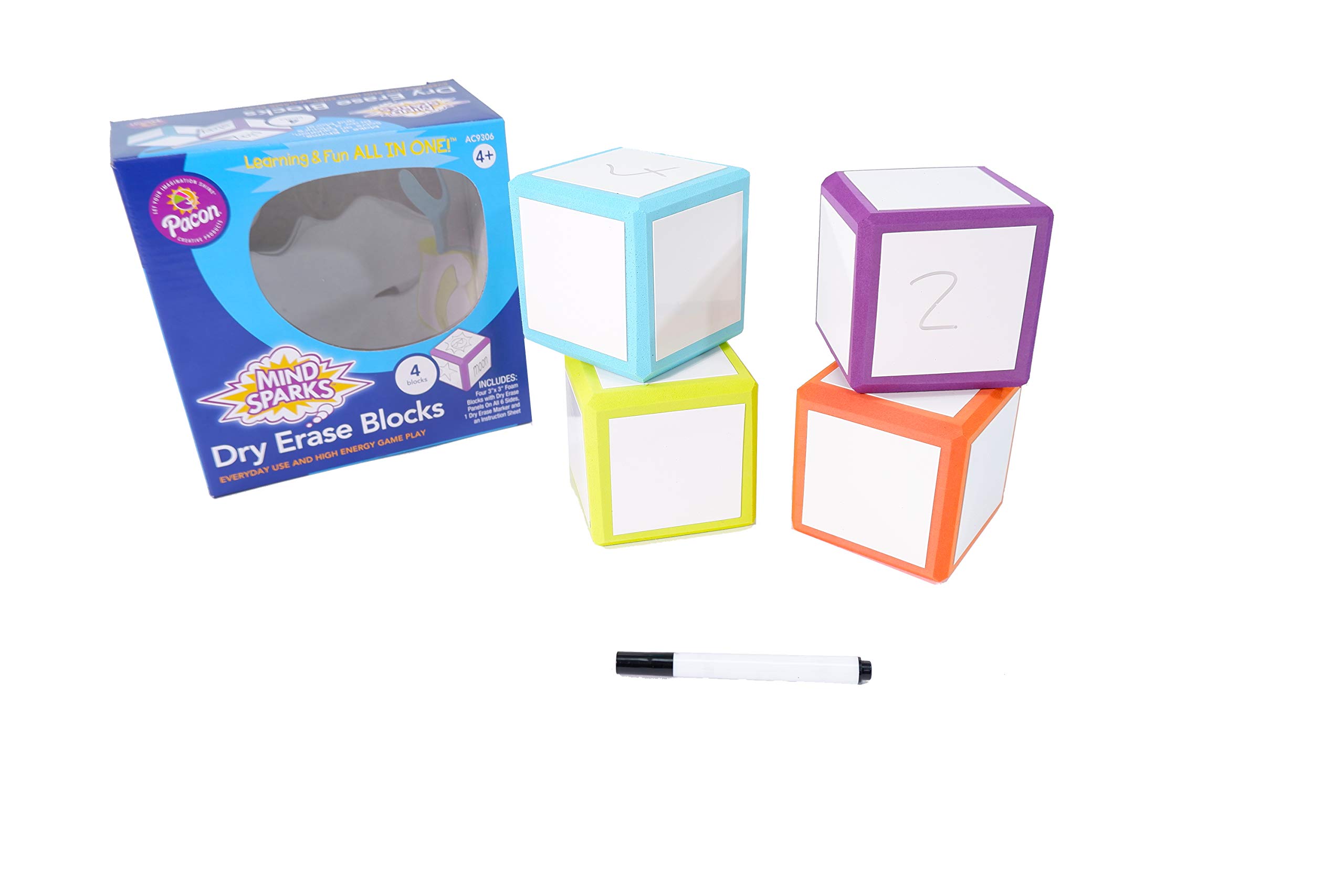 Mind Sparks Foam Dry Erase Blocks Buy Online in UAE. Toys And Games