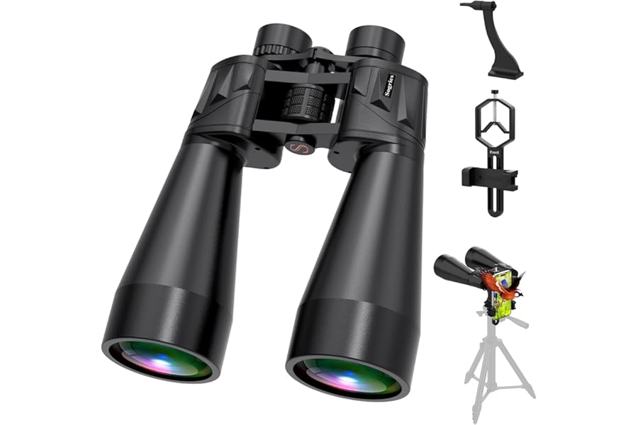 18x70 Astronomy Binoculars for Adults, High Powered Stargazing Binoculars with Superior Low-Light Performance, BAK4 Prism FMC Lens, Waterproof Long Distance Viewing with Phone & Tripod Adapter