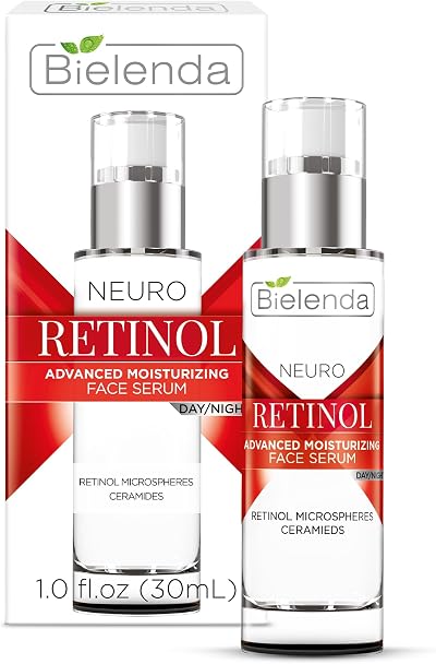 Bielenda Neuro Retinol Face Serum 30ml Anti-Ageing Wrinkle Retinol Ceramides