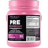 Primal Pre-Workout (30 Servings) (Grapefruit Flavored) - Gluten Free & Non-GMO