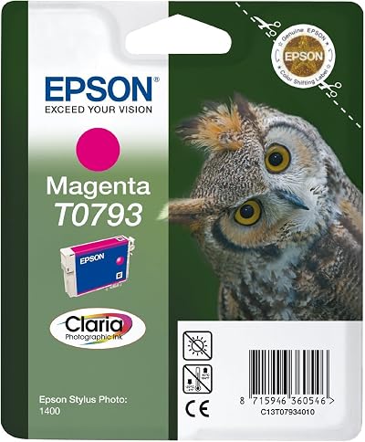 Epson T0793 Magenta Claria Photographic Ink Cartridge Singlepack