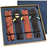 ZQZYMXQ 4Pcs Cute Cat Bookmarks Set for Women,Animal Book Mark Cat Lovers Gift Ideas Gifts for Readers (Cat Set)