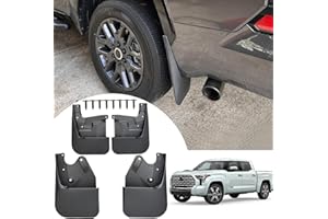 ANMOSVO Mud Flaps for 2023 2024 2025 Toyota Tundra Accessories All Weather Guard Mud Guards Splash Front & Rear Mud Flaps for Tundra 2022-2025 - 4PCS
