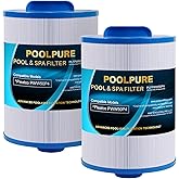 POOLPURE Replacement Filter for PWW50P4, 1 1/2" MPT Thread Screw in Filter(FINE Thread), 45 sq.ft,2 Pack【NOT PWW50P3, NOT Coarse Thread】