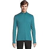 Icebreaker Men's Standard Merino 200 Oasis Long Sleeve Half Zip, Topaz