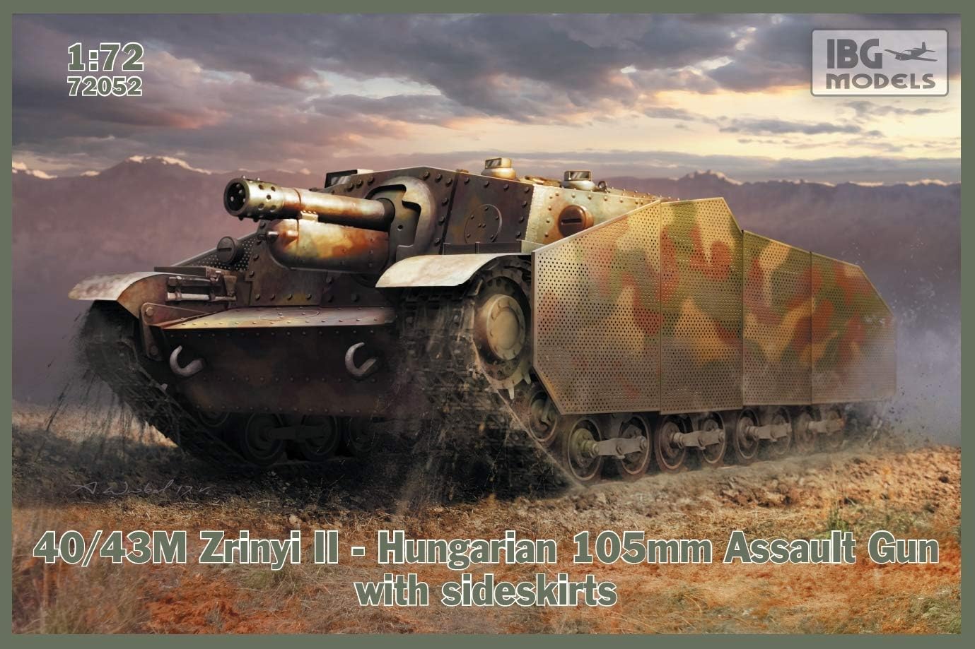 IBG Models 1/72 43M Zrinyi II Hungarian Assault Gun 72052
