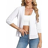 GRACE KARIN Cardigans for Women Trendy 3/4 Sleeve Lightweight Cardigan Spring Button Down Sweater Tops 2026