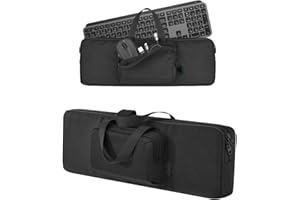 Keyboard Case For Logitech MX Keys S/MX Keys Series, 87-key Hard Carry Case Replacement, 420D Nylon Travel Sleeve Shell, Shoc
