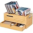 WRINGKIT Bamboo Charging Station For Multiple Devices, Desktop Charging Organizer