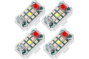 EGAKKAN Drone Waterproof mini Strobe Light, Anti-Collision Light, Rechargeable Drone Lights for Night Flying for DJI Neo/Avata 2/Air 3S/Mini 4 Pro/Mini 4K/Most RC Drone Accessories (4PCS)