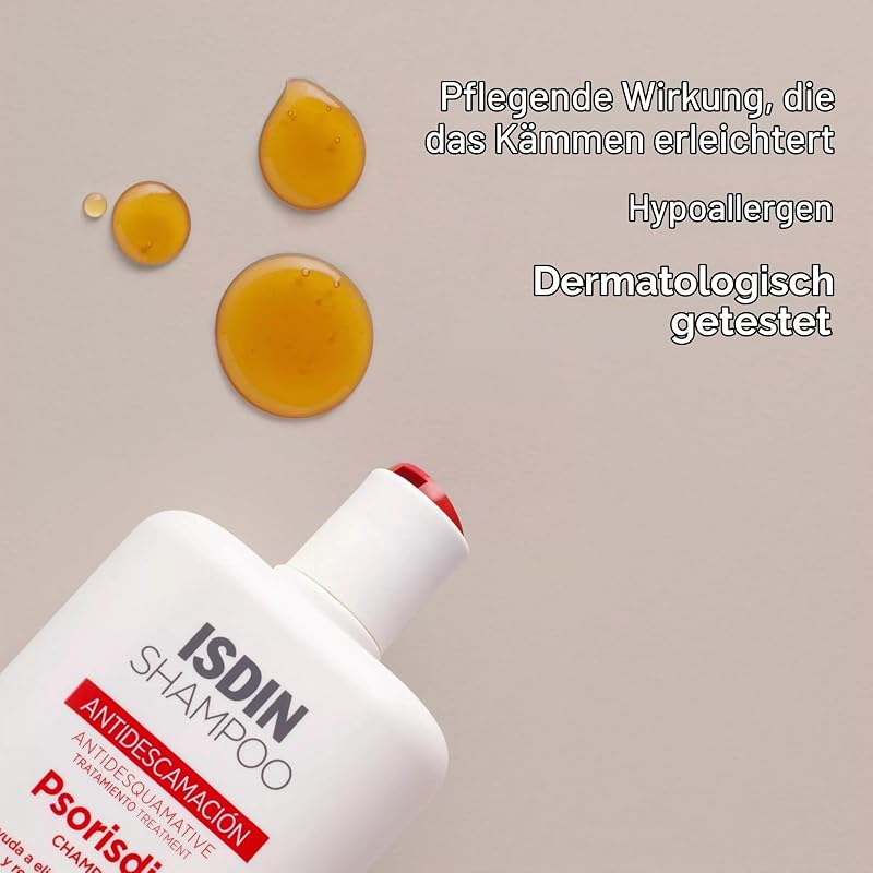 Psorisdin Anti-Schuppen Shampoo 200ml | Entfernt Schuppen (Psoriasis) und reduziert Rötungen der Kopfhaut