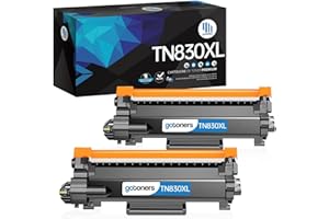 TN830XL TN830 2PK Toner Cartridge Replacement for Brother TN-830 XL TN-830XL Black Toner Work with Brother HL-L2465DW HL-L246
